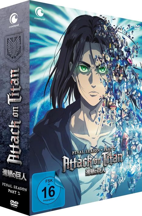 Attack on Titan Staffel 4 (Part 2 - Gesamtausgabe), 2 DVDs