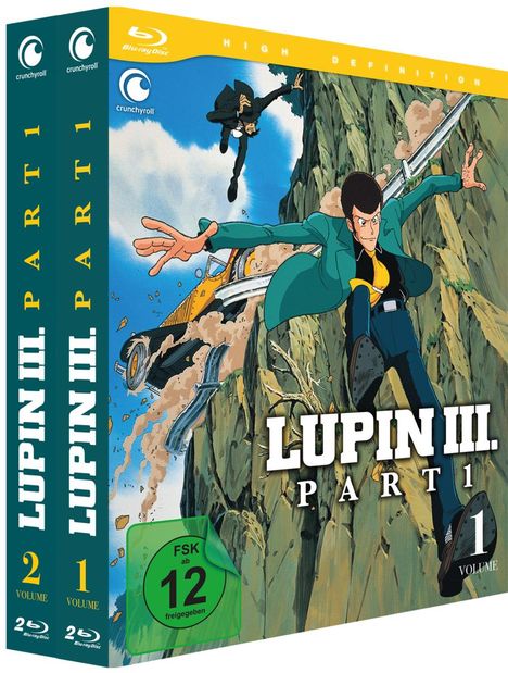 Lupin III.: Part 1 (Gesamtausgabe) (Blu-ray), 4 Blu-ray Discs