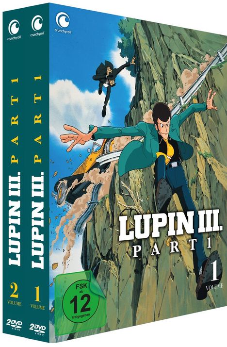 Lupin III.: Part 1 (Gesamtausgabe), 4 DVDs