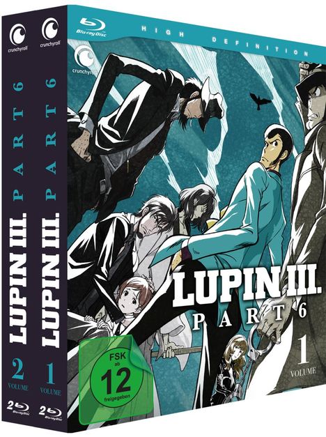Lupin III. Part 6 (Bundle Vol.1-2 Gesamtausgabe) (Blu-ray), 4 Blu-ray Discs