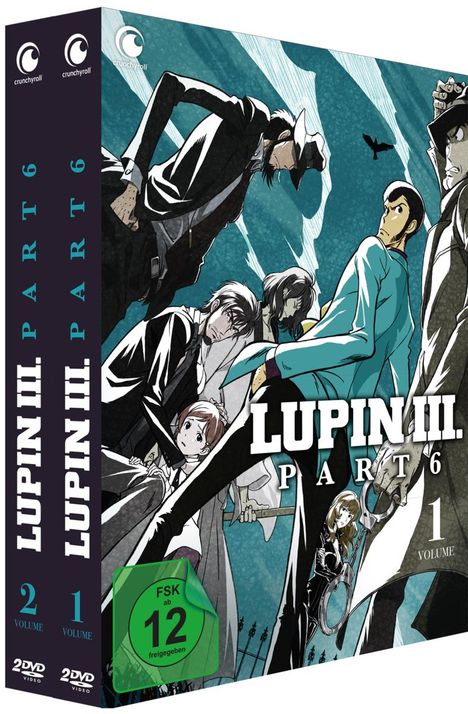 Lupin III. Part 6 (Bundle Vol.1-2 Gesamtausgabe), 4 DVDs