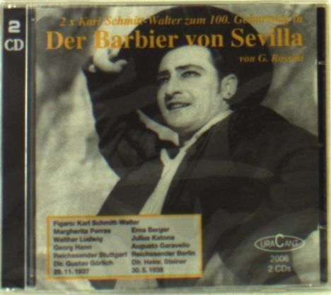 Gioacchino Rossini (1792-1868): Der Barbier von Sevilla (2x Ausz.in dt.Spr.), 2 CDs