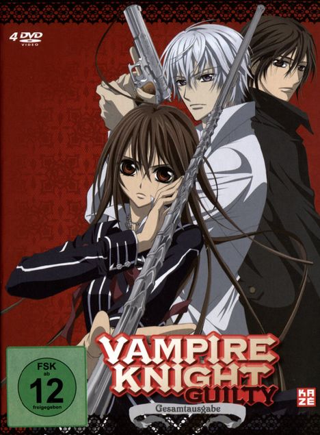Vampire Knight (Guilty) (Gesamtausgabe), 4 DVDs