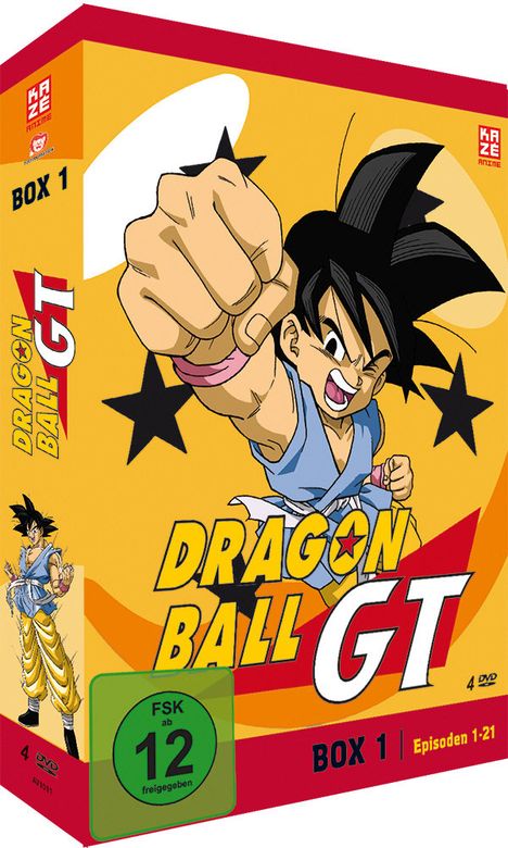 Dragonball GT Box 1 (Episode 1-21), 4 DVDs