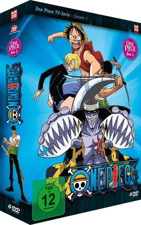 One Piece TV Serie Box 2, 6 DVDs