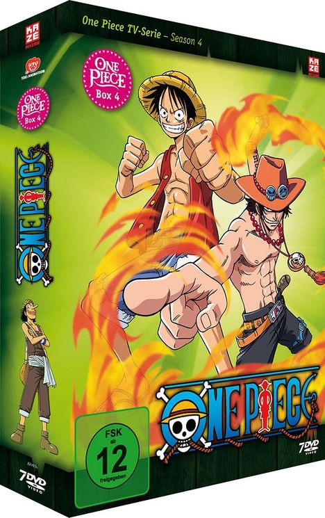 One Piece TV Serie Box 4, 7 DVDs