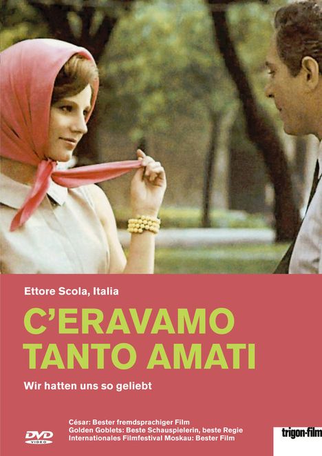 C'eravamo tanto amati - Wir hatten uns so geliebt, DVD