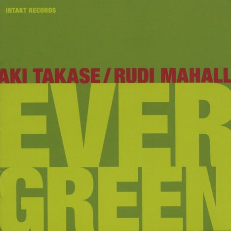 Aki Takase & Rudi Mahall: Evergreen, CD