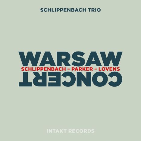 Alexander Von Schlippenbach (geb. 1938): Warsaw Concert, CD