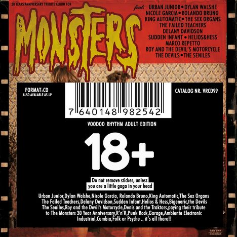 30 Years Anniversary Tribute Album: The Monsters, CD