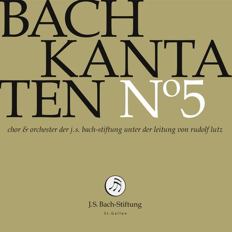 Johann Sebastian Bach (1685-1750): Bach-Kantaten-Edition der Bach-Stiftung St.Gallen - CD 5, CD