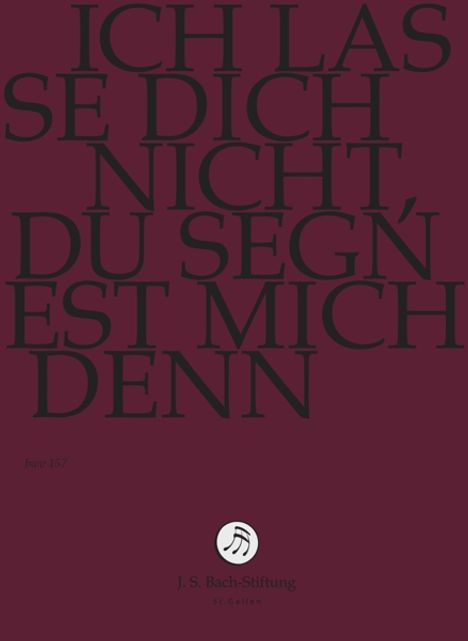 Johann Sebastian Bach (1685-1750): Bach-Kantaten-Edition der Bach-Stiftung St.Gallen - Kantate BWV 157, DVD