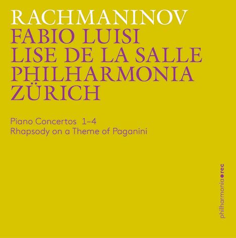 Sergej Rachmaninoff (1873-1943): Klavierkonzerte Nr.1-4, 3 CDs