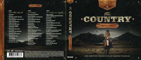 Country Legends, 3 CDs