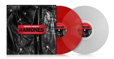 The Many Faces Of Ramones (180g) (Limited Edition) (Red Transparent &amp; Clear Vinyl), 2 LPs
