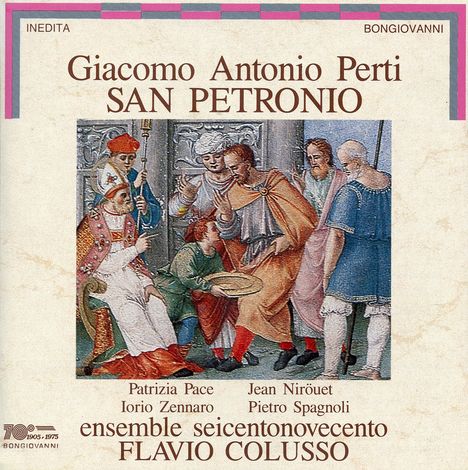 Giacomo Antonio Perti (1661-1756): San Petronio (Oratorium), CD