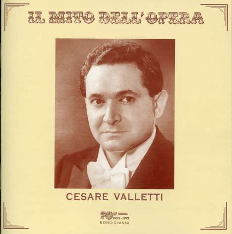 Cesare Valletti - Il Mito Dell'Opera, 2 CDs