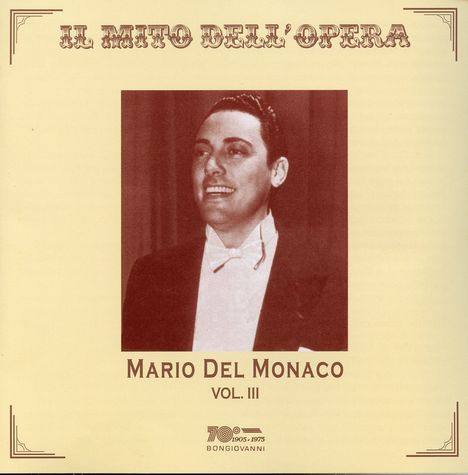 Mario del Monaco - Il Mito dell'Opera Vol.3, CD