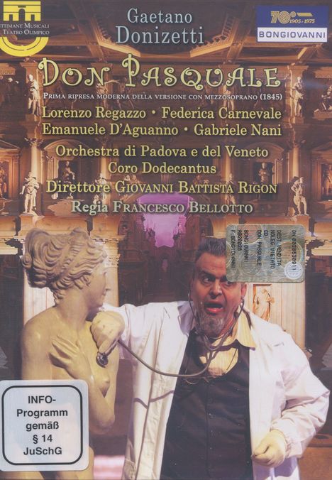 Gaetano Donizetti (1797-1848): Don Pasquale, DVD