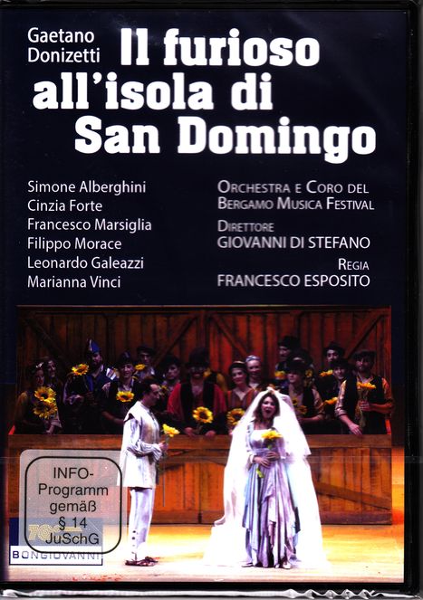 Gaetano Donizetti (1797-1848): Il Furioso all'Isola di San Domingo, DVD