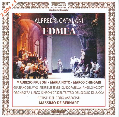 Alfredo Catalani (1854-1893): Edmea, 2 CDs