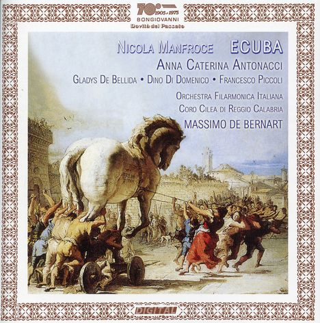 Nicola Antonio Manfroce (1791-1813): Ecuba, 2 CDs