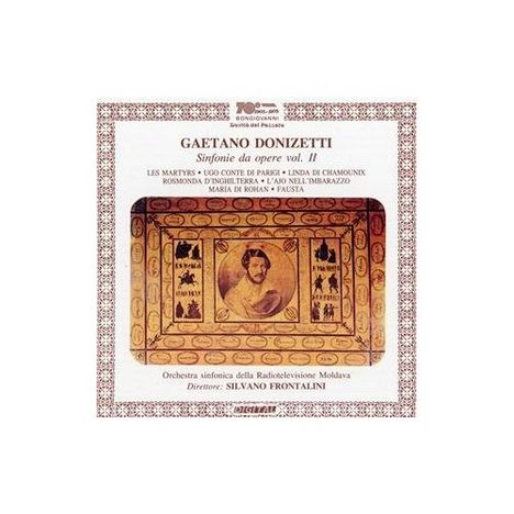 Gaetano Donizetti (1797-1848): Ouvertüren Vol.2, CD