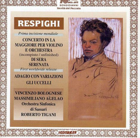 Ottorino Respighi (1879-1936): Violinkonzert A-Dur, CD