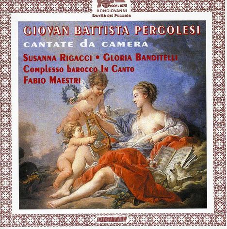 Giovanni Battista Pergolesi (1710-1736): Cantate da Camera Nr.1-4, CD