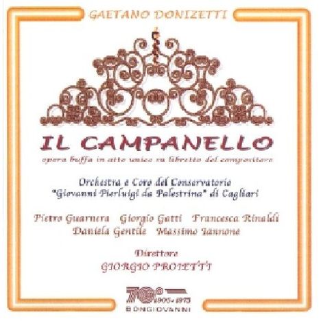 Gaetano Donizetti (1797-1848): Il Campanello, CD