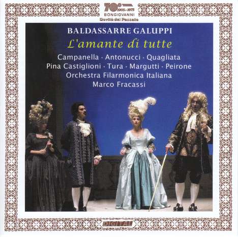 Baldassare Galuppi (1706-1785): L'Amante Di Tutte, CD