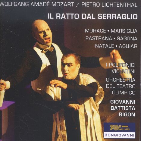 Pietro Lichtenthal (1780-1853): Il Ratto Dal Serraglio (nach "Die Entführung aus dem Serail" von Mozart), CD