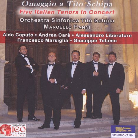 Omaggio a Tito Schipa - Five Italian Tenors in Concert, CD