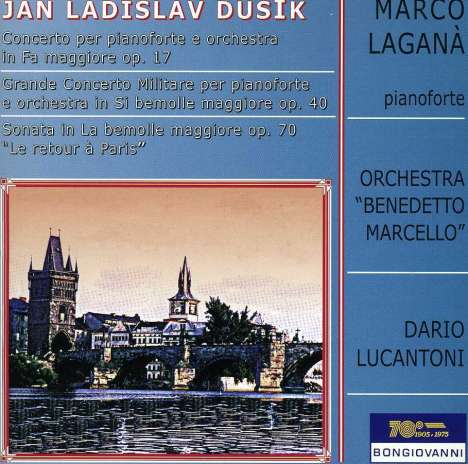 Johann Ludwig Dussek (1760-1812): Klavierkonzerte op.17 &amp; 40, CD