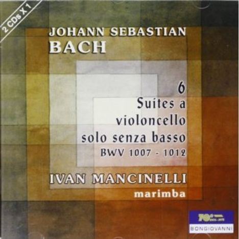 Johann Sebastian Bach (1685-1750): Cellosuiten BWV 1007-1012 arr.für Marimba, 2 CDs