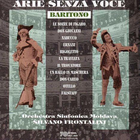 Arie senza Voce:Baritone, CD