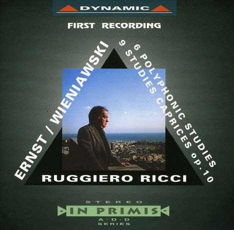 Heinrich Wilhelm Ernst (1814-1865): Ruggiero Ricci,Violine solo, CD