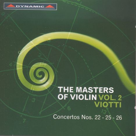 The Masters of Violine Vol.2 - Viotti, CD