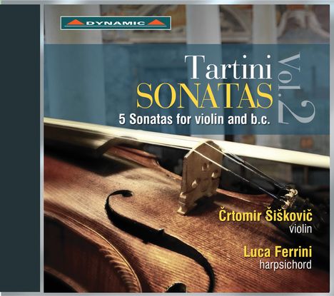 Giuseppe Tartini (1692-1770): Sonaten für Violine &amp; Bc Vol.2, CD