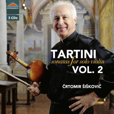 Giuseppe Tartini (1692-1770): Sonaten für Violine solo Vol.2, 3 CDs