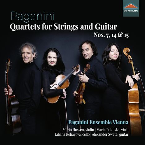Niccolo Paganini (1782-1840): Gitarrenquartette Nr.7,4,15, CD