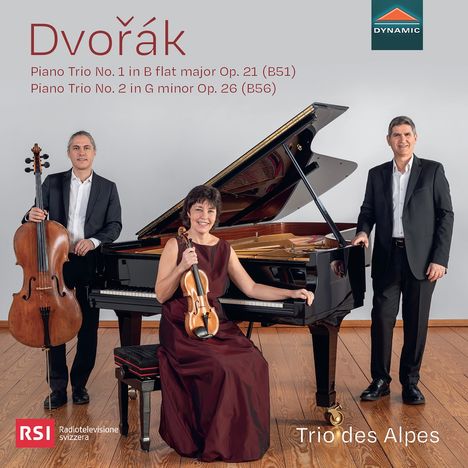 Antonin Dvorak (1841-1904): Klaviertrios Nr.1 &amp; 2 (op.21 &amp; 26), CD