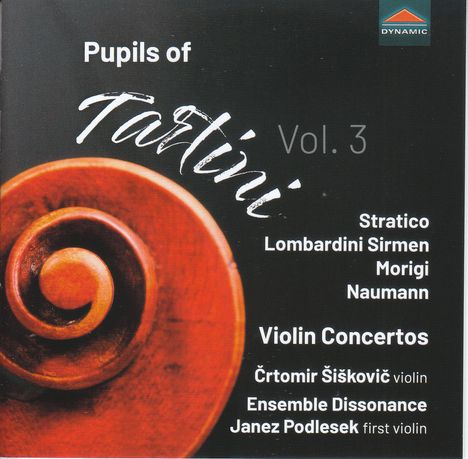 Crtomir Siskovic - Pupils of Tartini Vol.3, CD