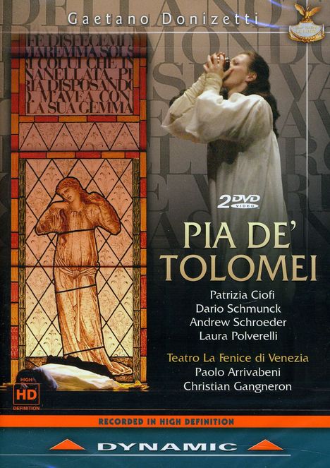 Gaetano Donizetti (1797-1848): Pia de'Tolomei, 2 DVDs