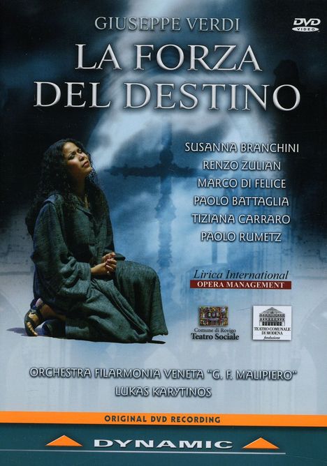 Giuseppe Verdi (1813-1901): La Forza del Destino, DVD