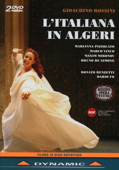 Gioacchino Rossini (1792-1868): L'Italiana in Algeri, 2 DVDs