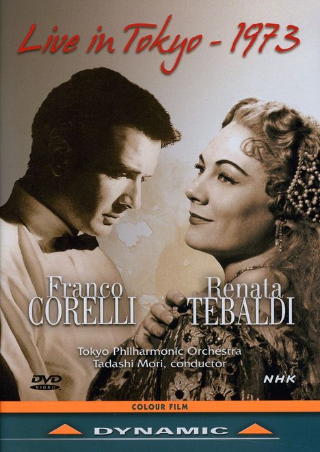 Franco Corelli &amp; Renata Tebaldi - Live in Tokyo 1973, DVD