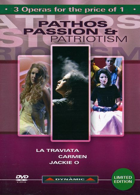 Pathos, Passion & Patriotism (3 Operngesamtaufnahmen), 5 DVDs