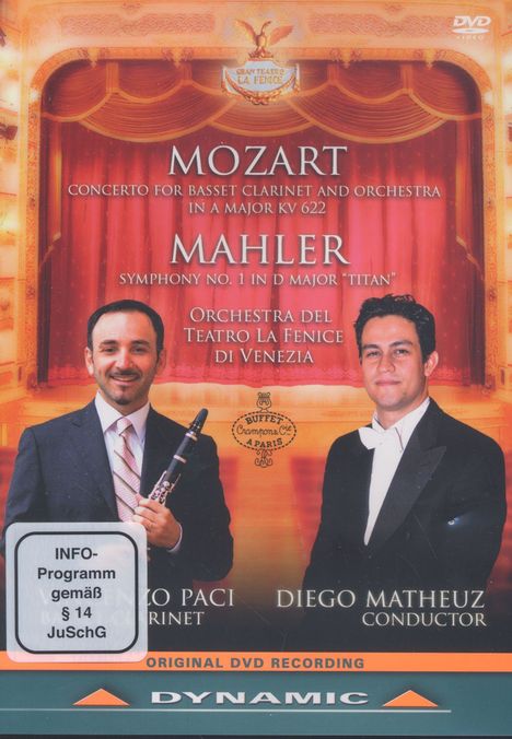 Wolfgang Amadeus Mozart (1756-1791): Klarinettenkonzert KV 622, DVD