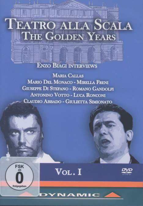 Teatro alla Scala - The Golden Years Vol.1, DVD